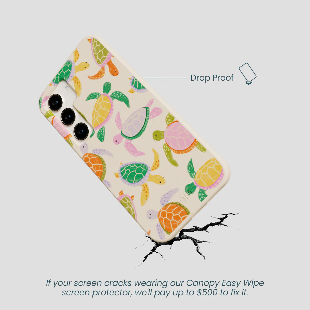 Seashell Sea Turtle Party Samsung Galaxy S23 Case - Image 5