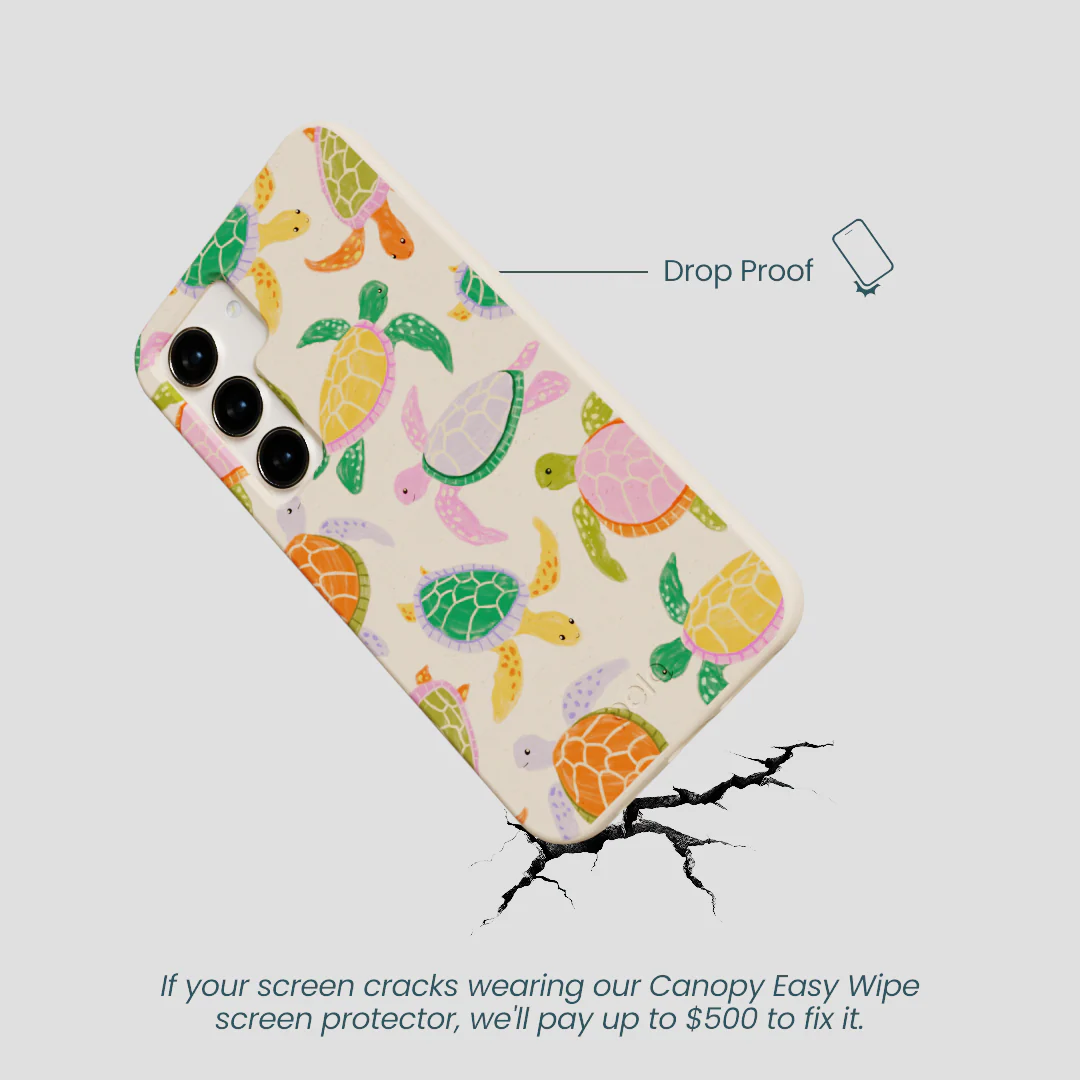 Seashell Sea Turtle Party Samsung Galaxy S24 Case - Image 5