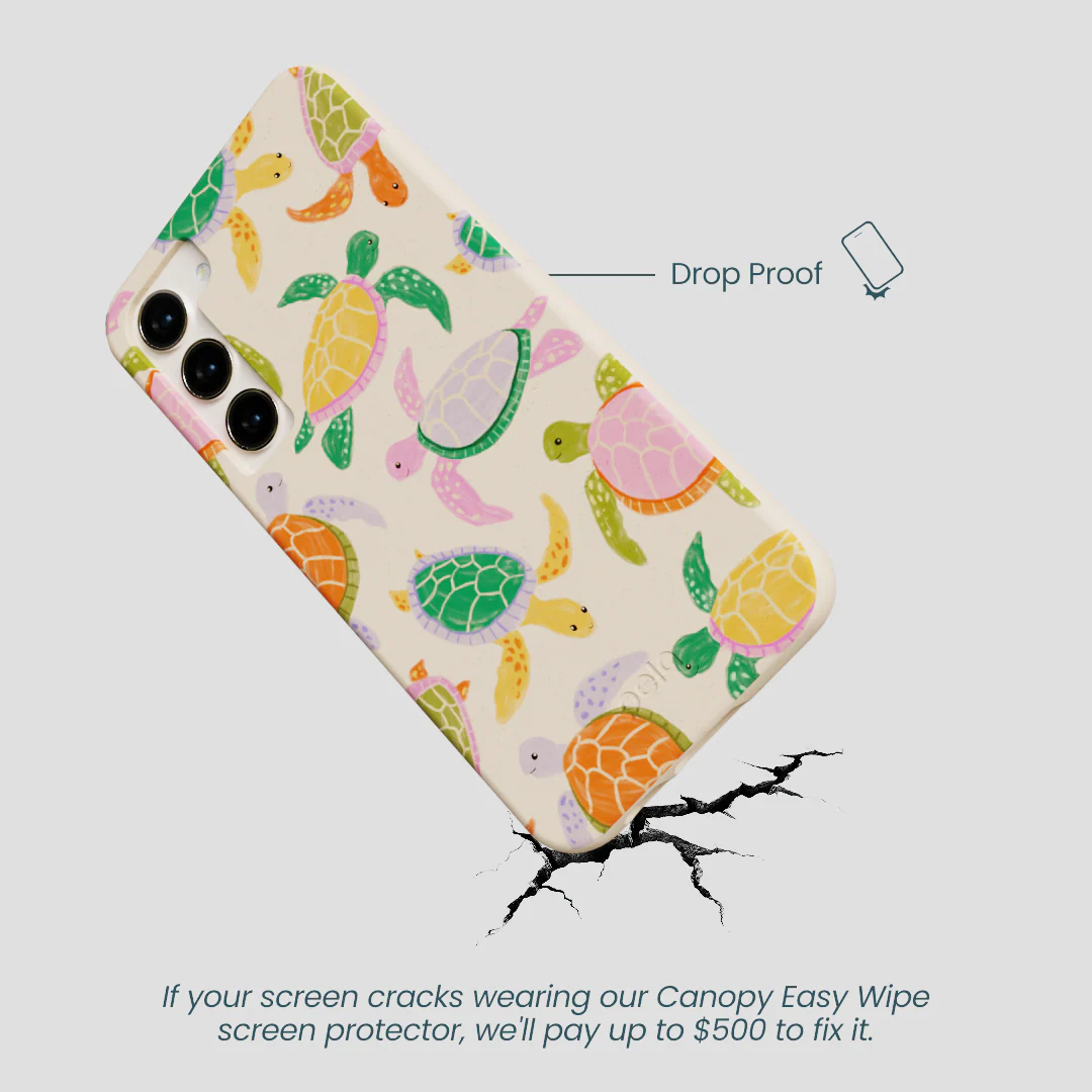 Seashell Sea Turtle Party Samsung Galaxy S24+(Plus) Case - Image 5