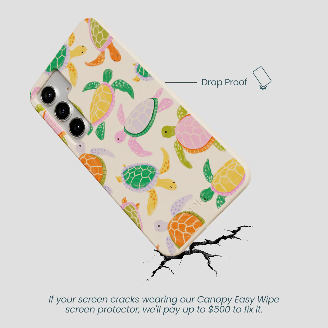 Seashell Sea Turtle Party Samsung Galaxy S25+(Plus) Case - Image 5
