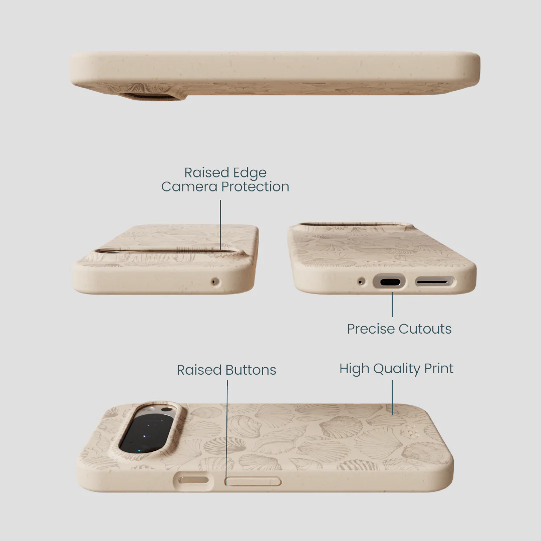 Seashell Seashore Google Pixel 9/9 Pro Case - Image 3
