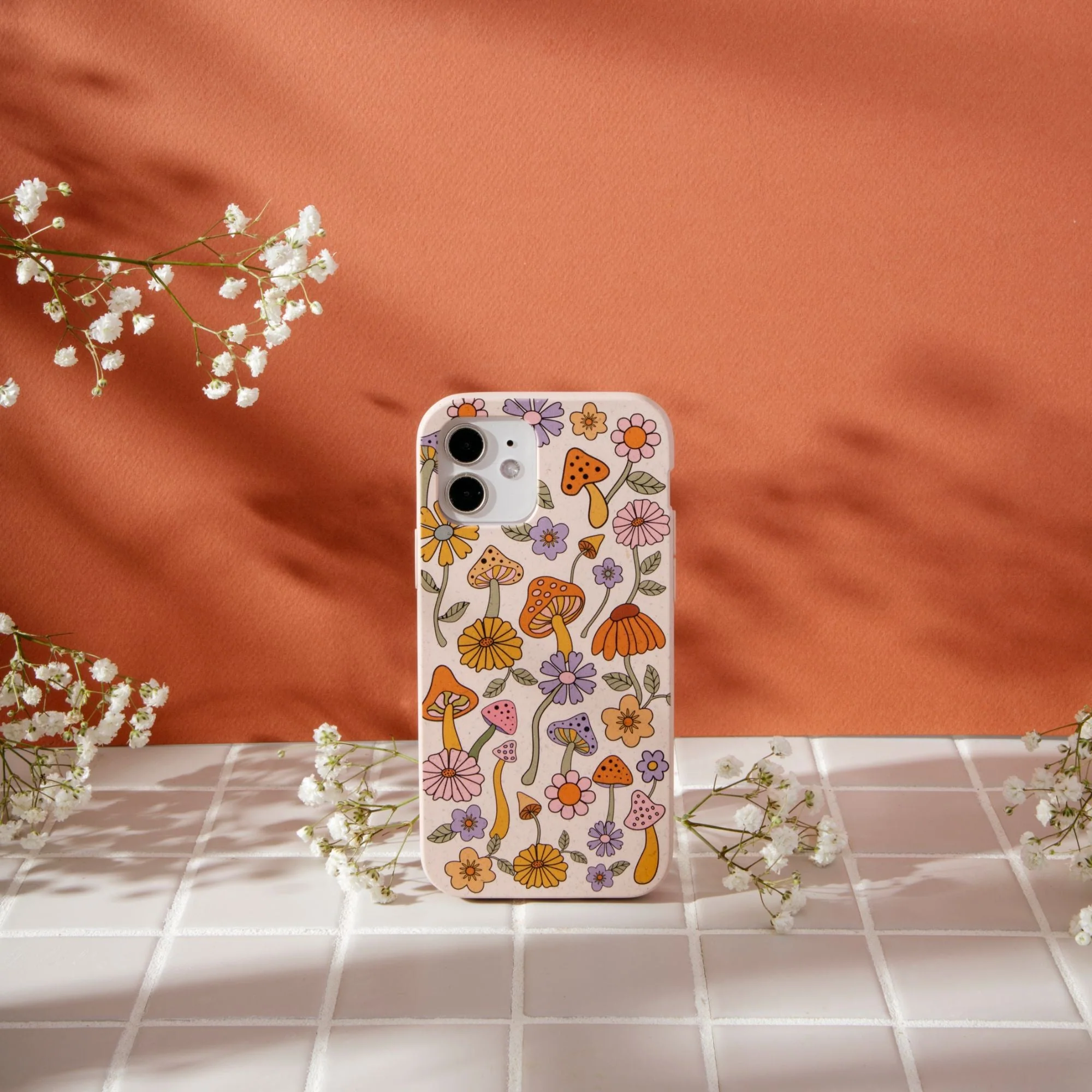 Seashell Shrooms and Blooms Google Pixel 10a Case - Image 5
