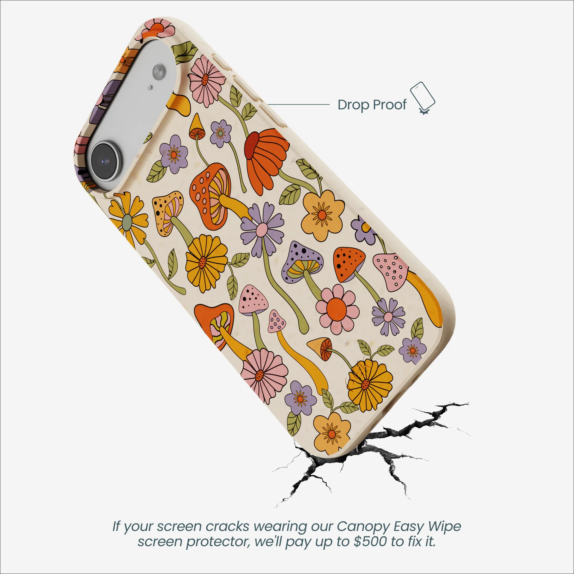 Seashell Shrooms and Blooms iPhone Air Case - Image 5