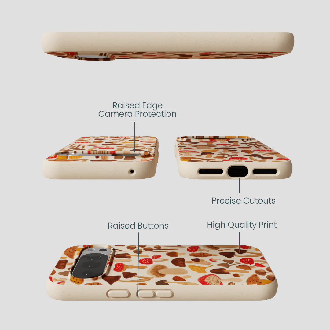 Seashell Shroomy Days Google Pixel 10/10 Pro Case - Image 3