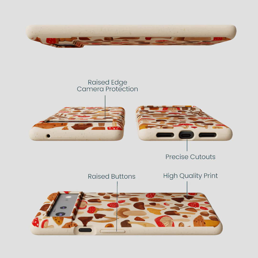 Seashell Shroomy Days Google Pixel 6 Case - Image 3