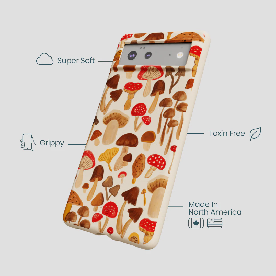 Seashell Shroomy Days Google Pixel 6a Case - Image 4