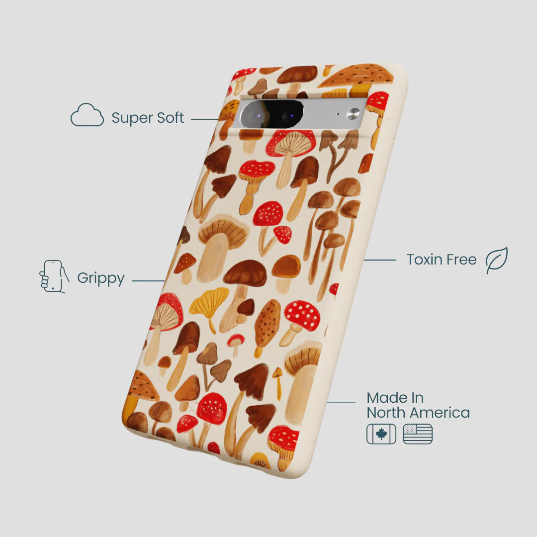 Seashell Shroomy Days Google Pixel 7a Case - Image 4