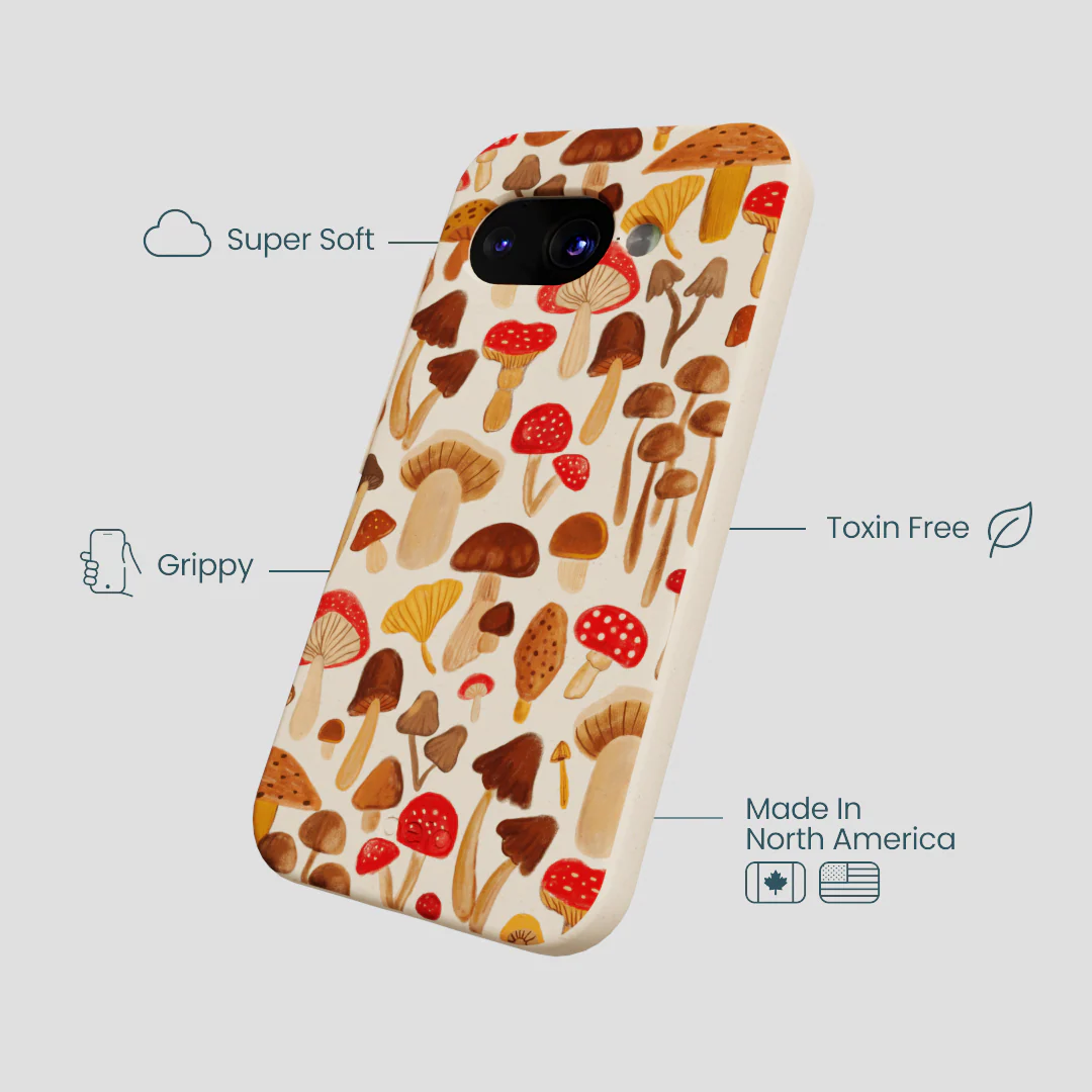 Seashell Shroomy Days Google Pixel 9a Case - Image 4