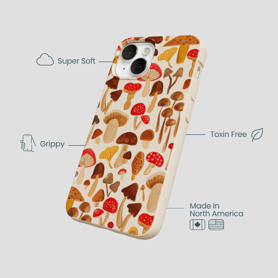 Seashell Shroomy Days iPhone 13 Case - Image 4
