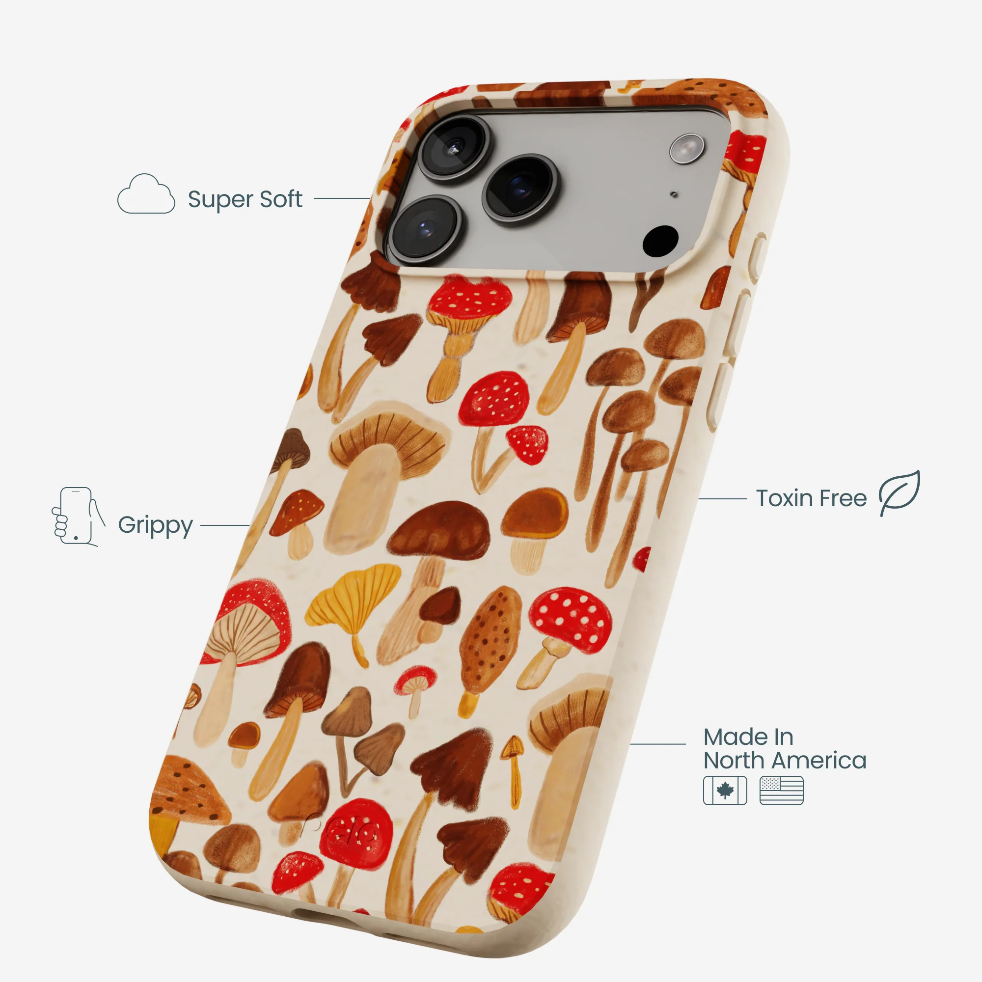 Seashell Shroomy Days iPhone 17 Pro Max Case - Image 4