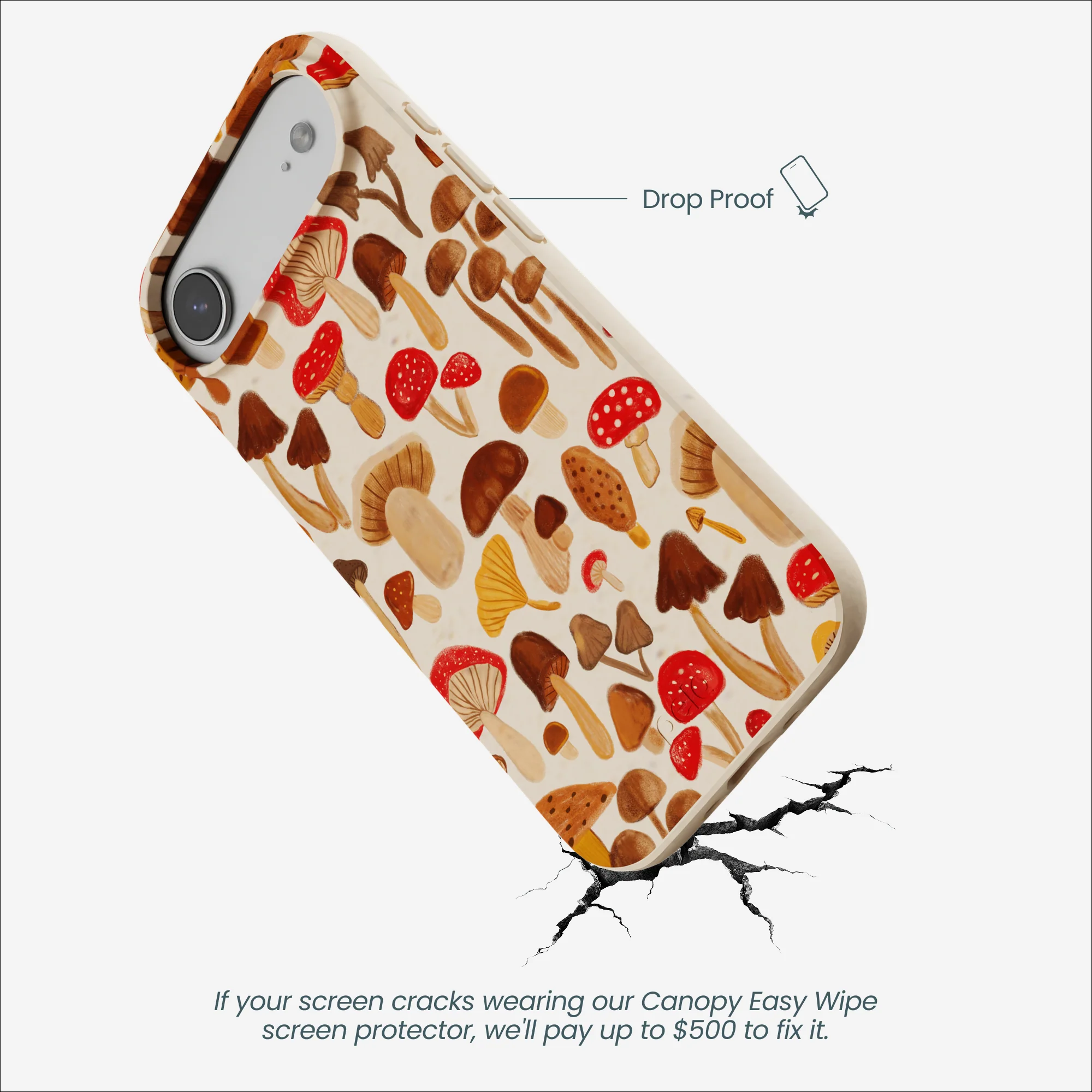 Seashell Shroomy Days iPhone Air Case - Image 5