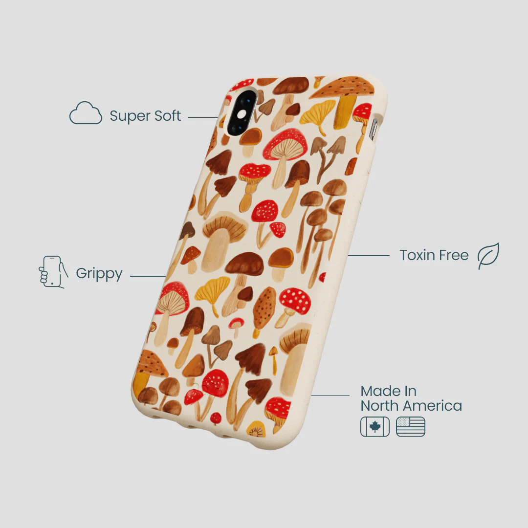 Seashell Shroomy Days iPhone XR Case - Image 4