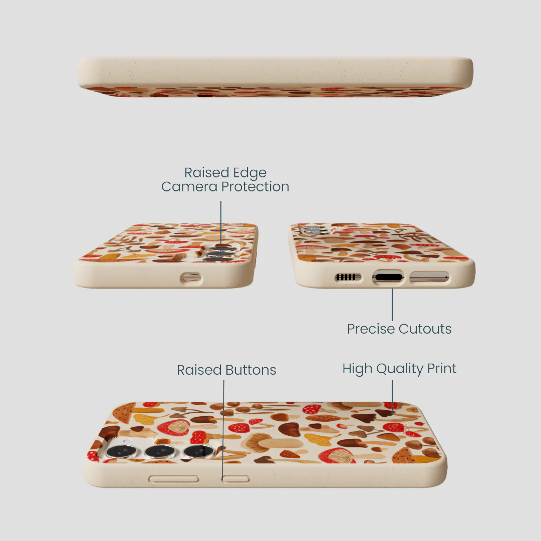 Seashell Shroomy Days Samsung Galaxy S23 Case - Image 3