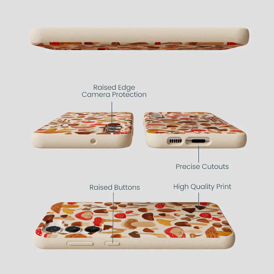 Seashell Shroomy Days Samsung Galaxy S23+(Plus) Case - Image 3