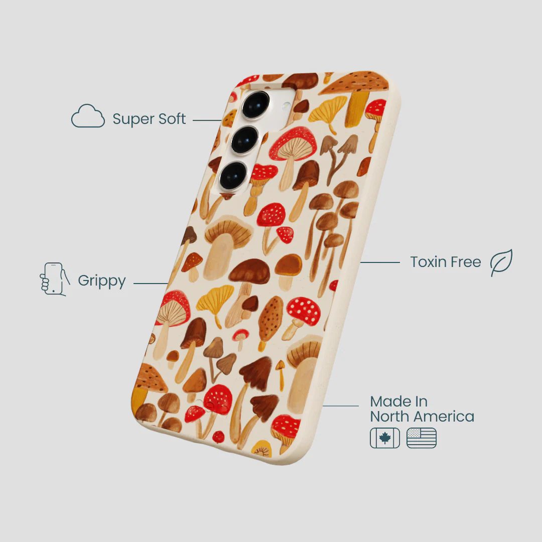 Seashell Shroomy Days Samsung Galaxy S24 Case - Image 4