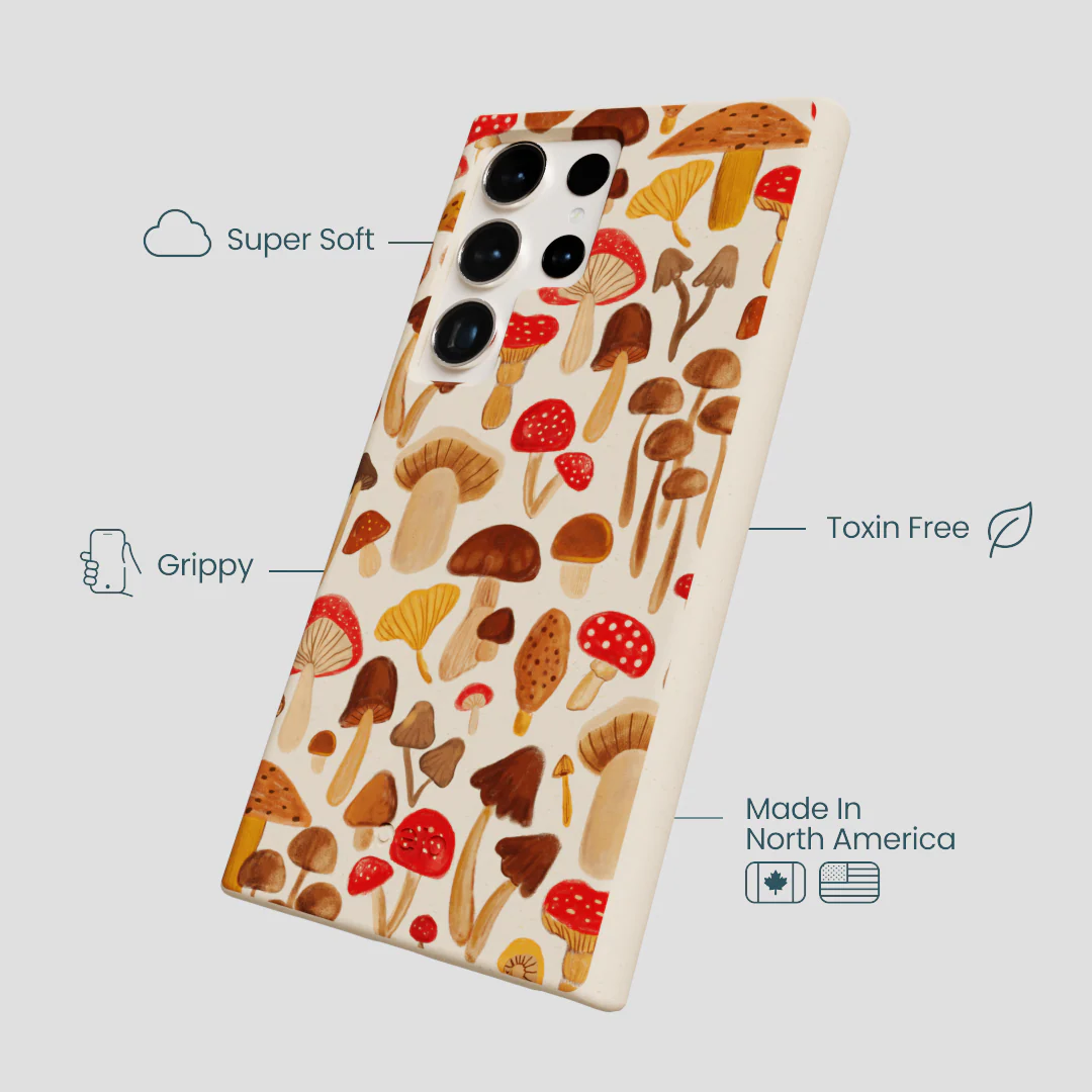 Seashell Shroomy Days Samsung Galaxy S24 Ultra Case - Image 4