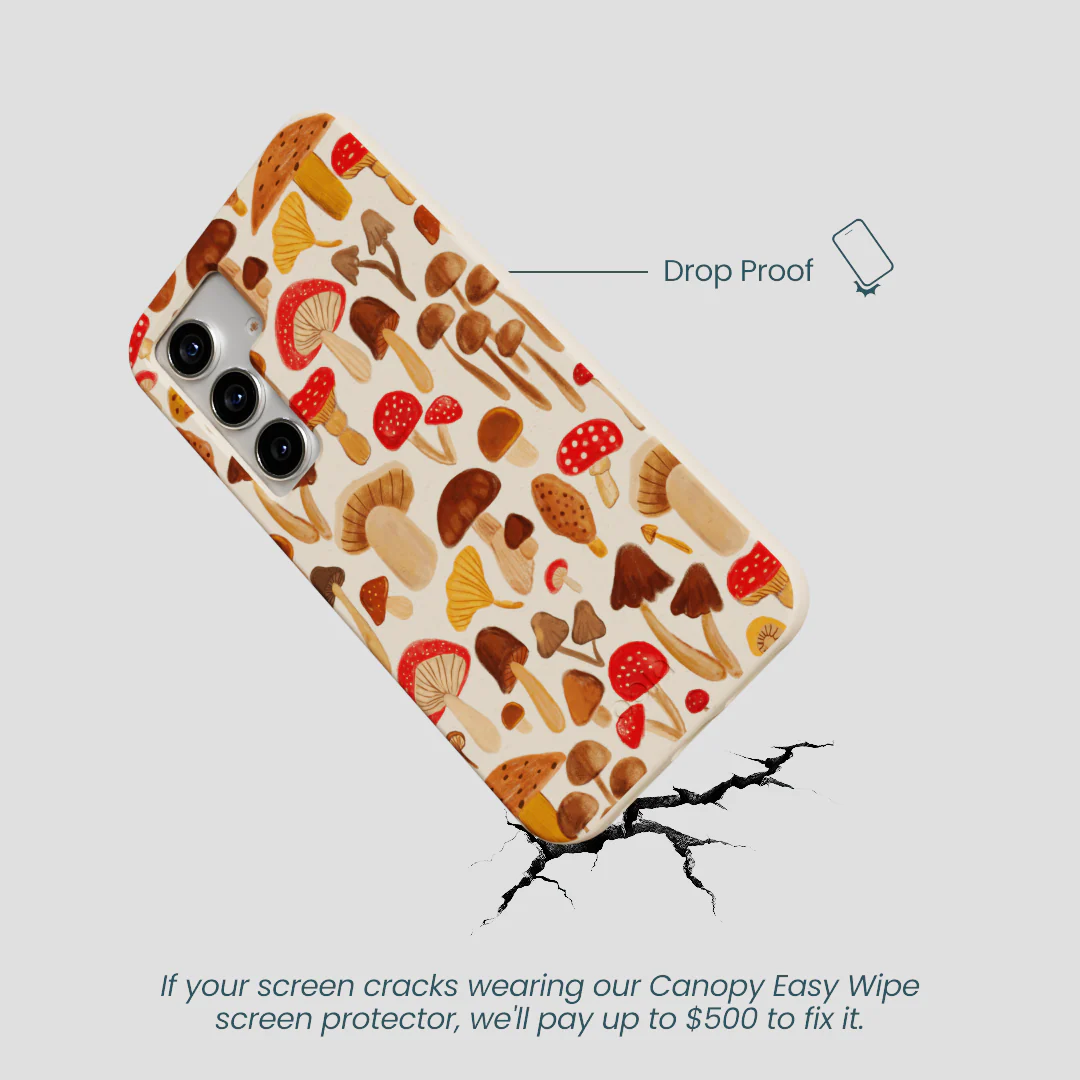 Seashell Shroomy Days Samsung Galaxy S25 Case - Image 5