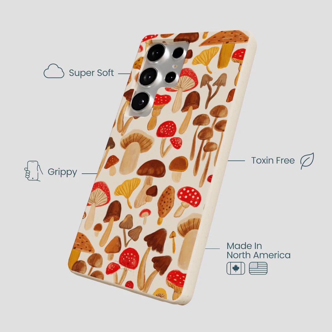 Seashell Shroomy Days Samsung Galaxy S25 Ultra Case - Image 4