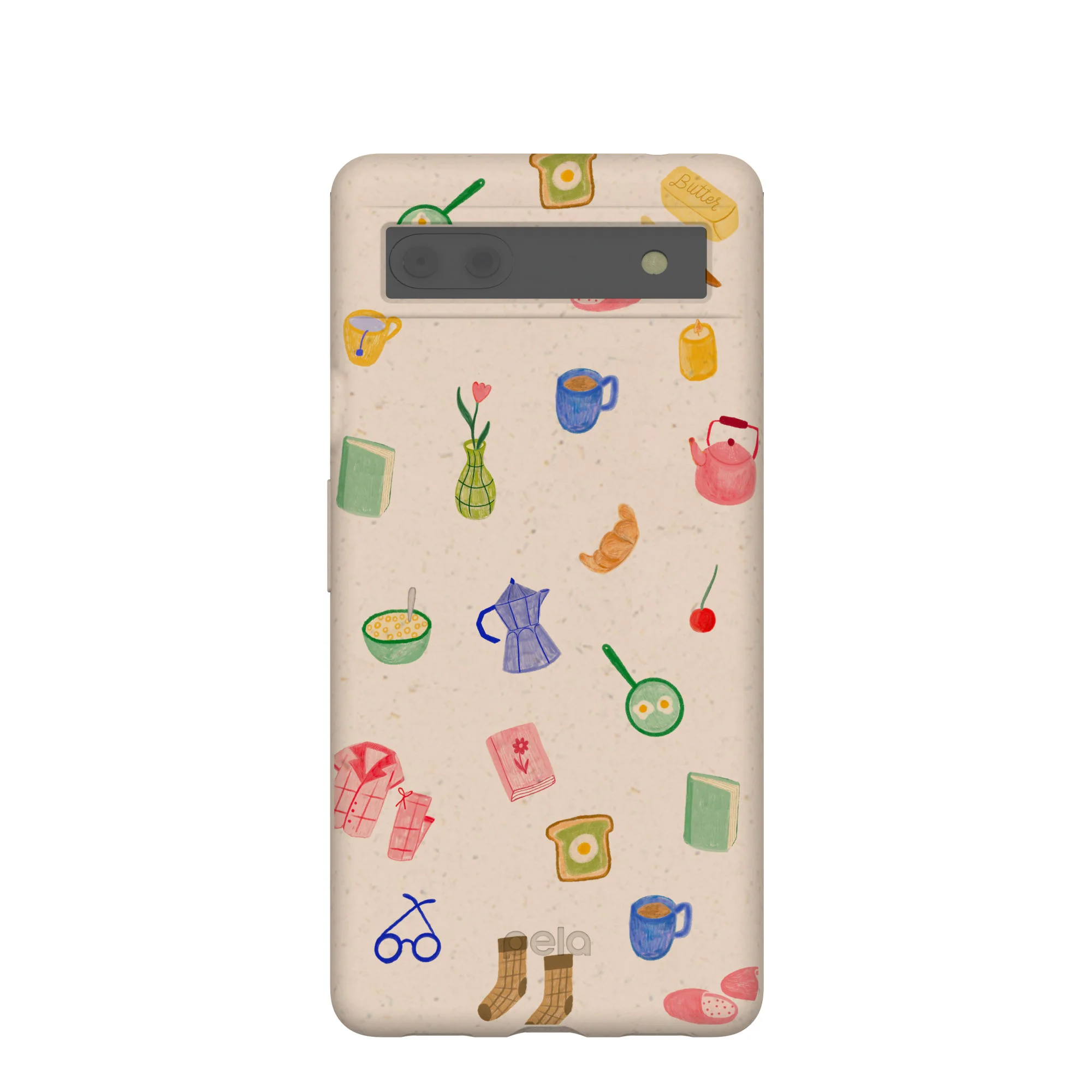 Seashell Slow Mornings Google Pixel 6a Case
