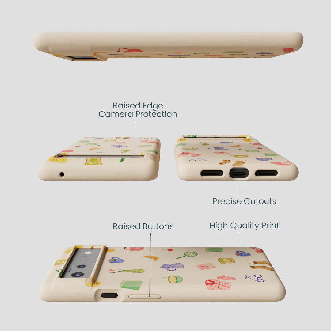 Seashell Slow Mornings Google Pixel 6a Case - Image 3