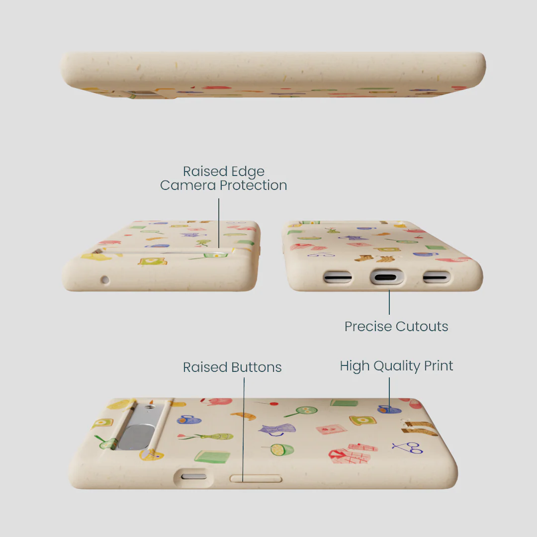 Seashell Slow Mornings Google Pixel 7 Case - Image 3
