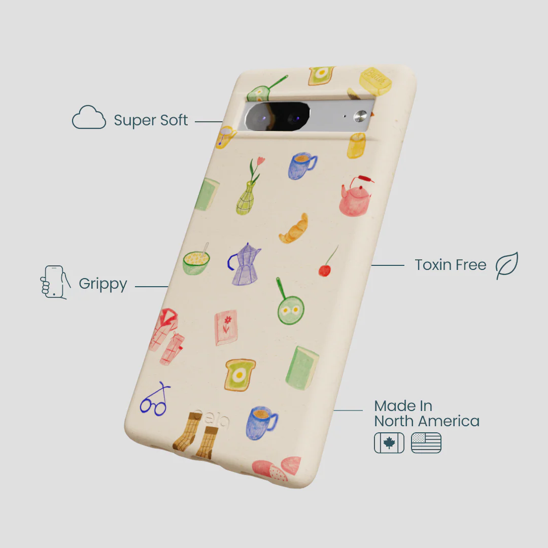 Seashell Slow Mornings Google Pixel 7a Case - Image 4