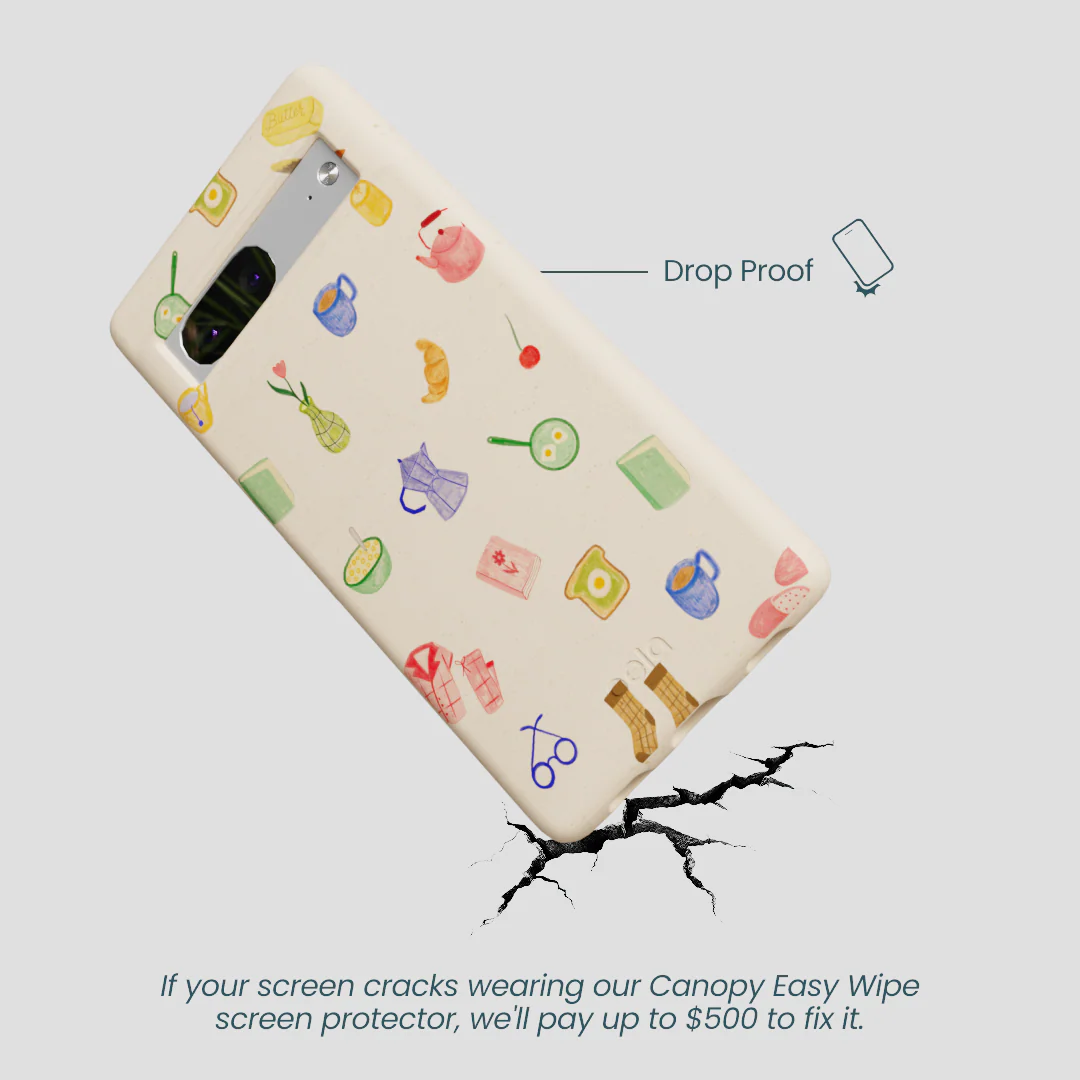 Seashell Slow Mornings Google Pixel 7a Case - Image 5