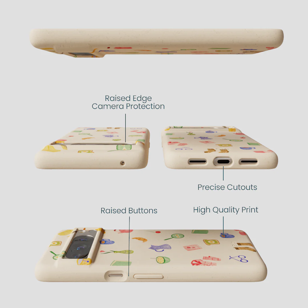 Seashell Slow Mornings Google Pixel 8 Pro Case - Image 3