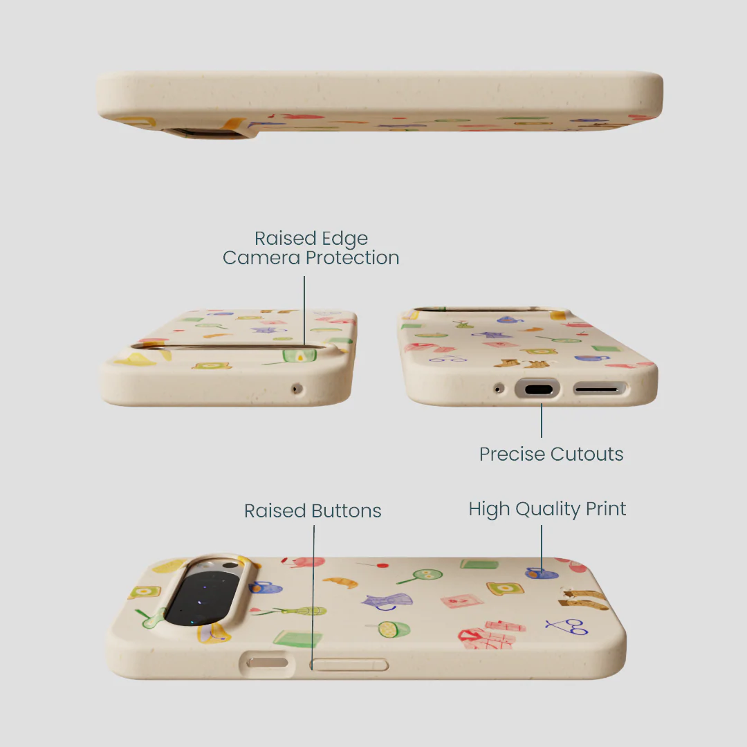 Seashell Slow Mornings Google Pixel 9/9 Pro Case - Image 3