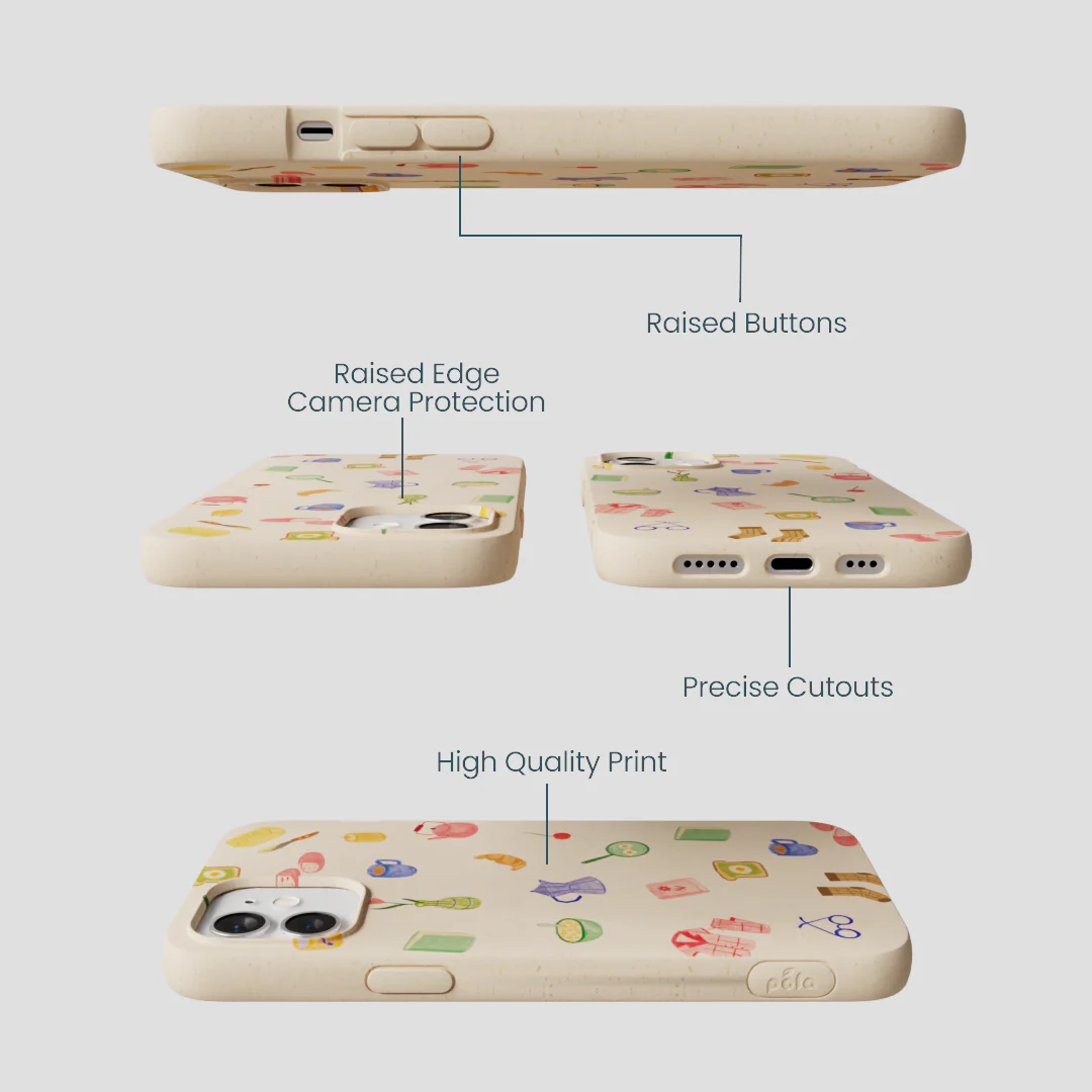 Seashell Slow Mornings iPhone 12/ iPhone 12 Pro Case - Image 3