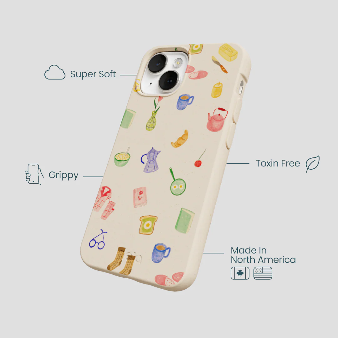 Seashell Slow Mornings iPhone 13 Case - Image 4