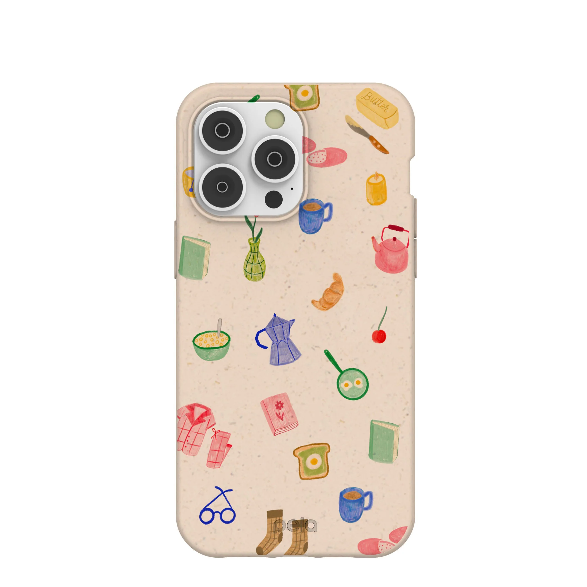 Seashell Slow Mornings iPhone 14 Pro Max Case