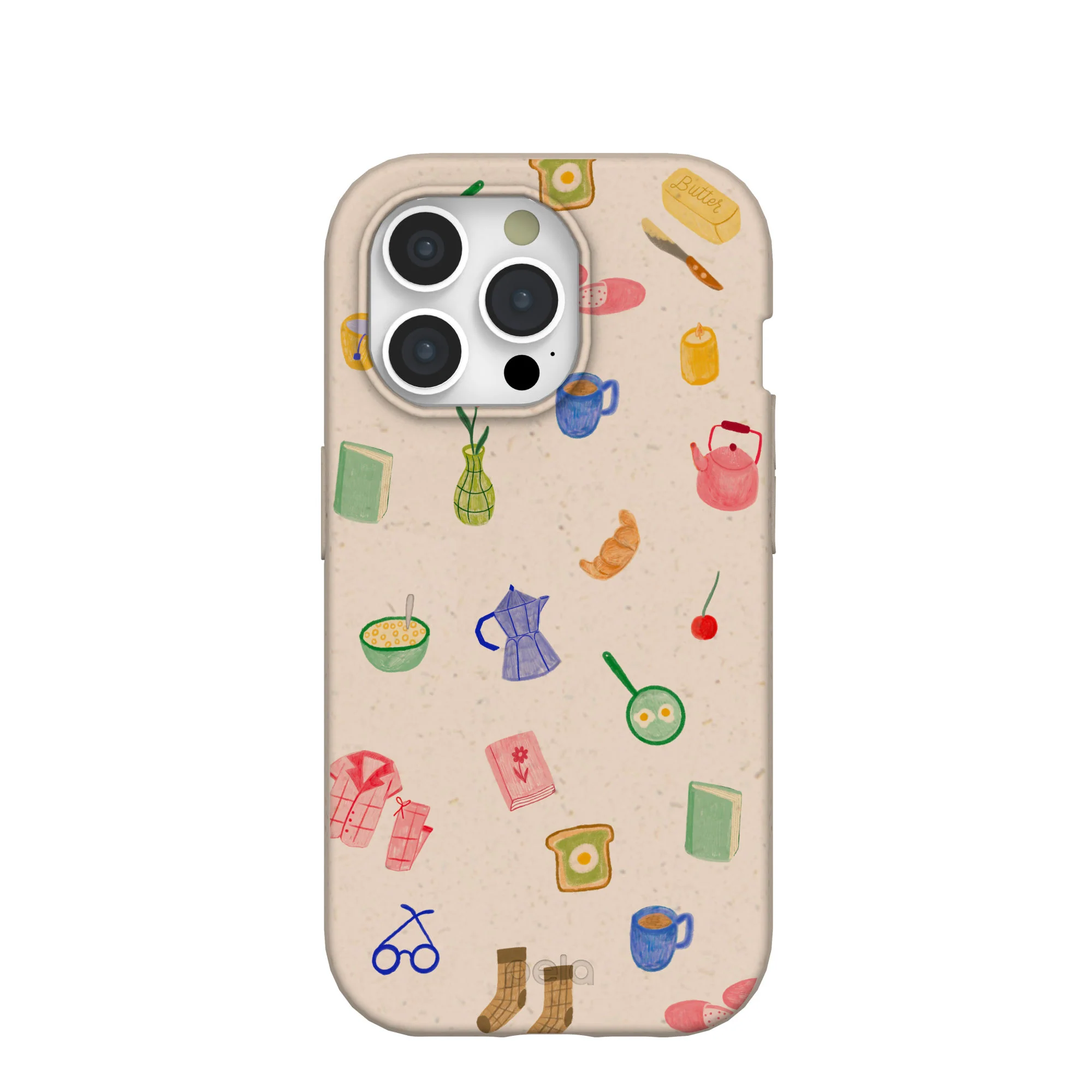 Seashell Slow Mornings iPhone 15 Pro Case