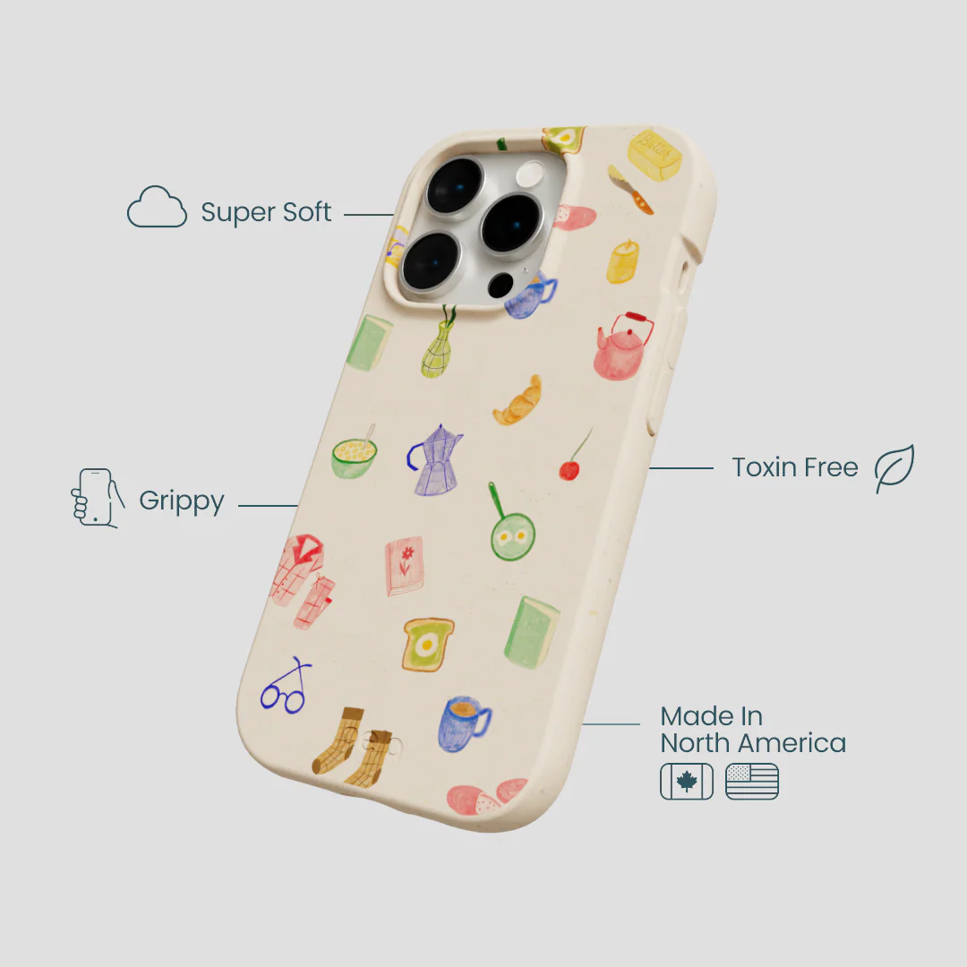Seashell Slow Mornings iPhone 15 Pro Case - Image 4