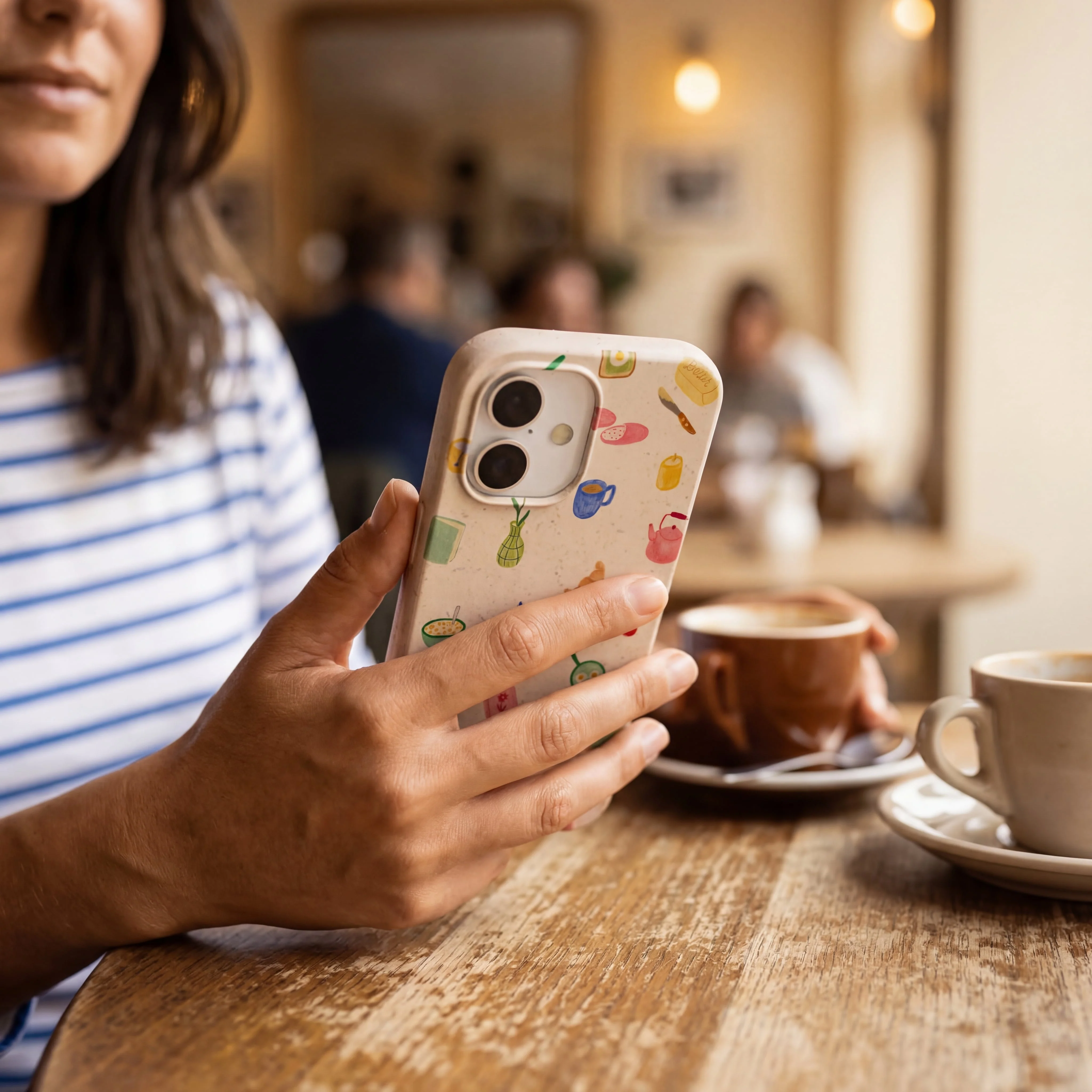 Seashell Slow Mornings iPhone 16 Case - Image 2