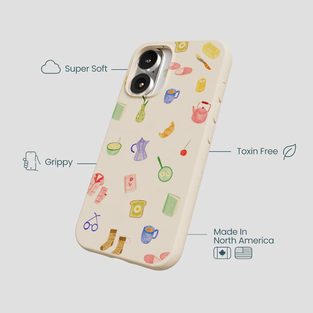 Seashell Slow Mornings iPhone 16 Case - Image 4