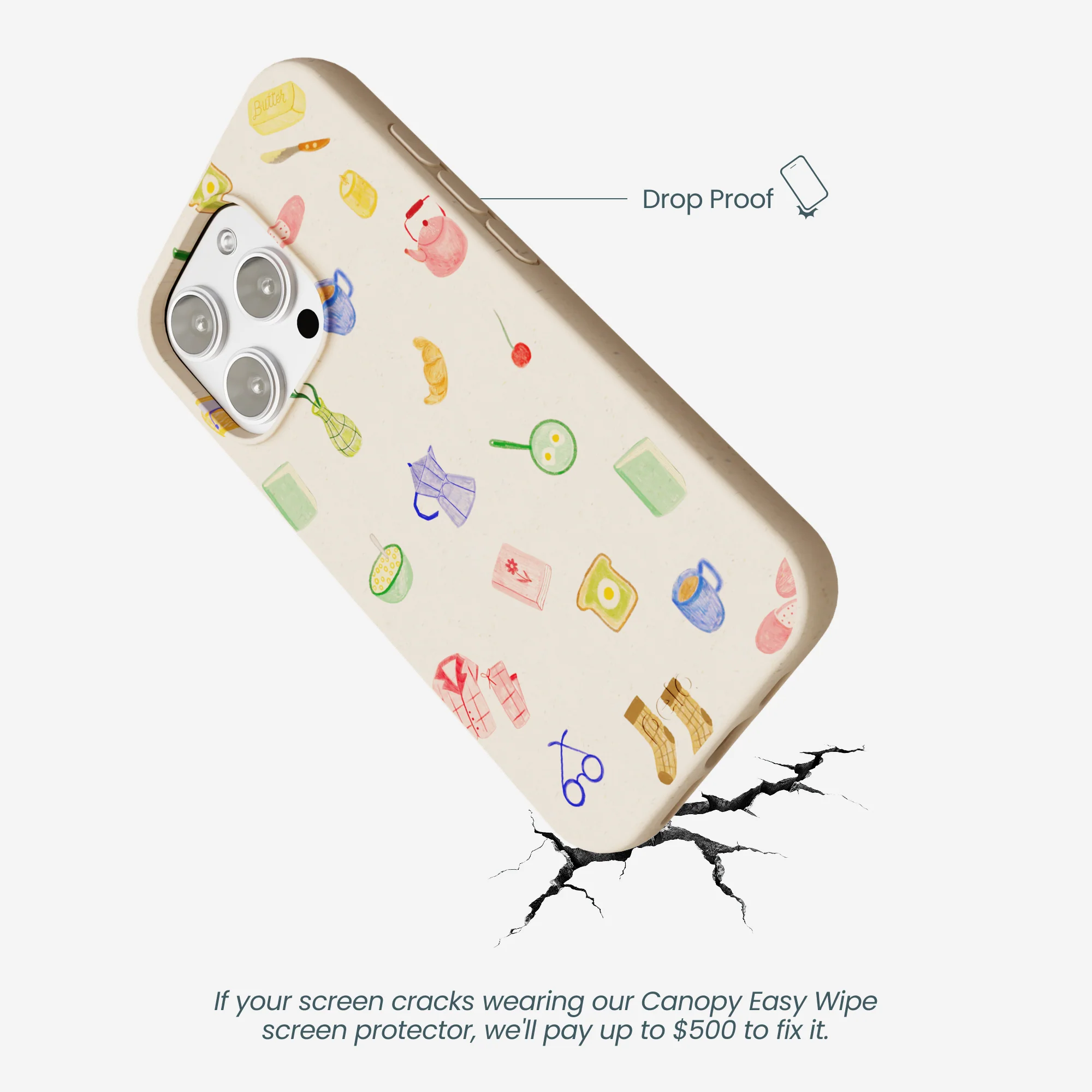 Seashell Slow Mornings iPhone 16 Pro Max Case - Image 5