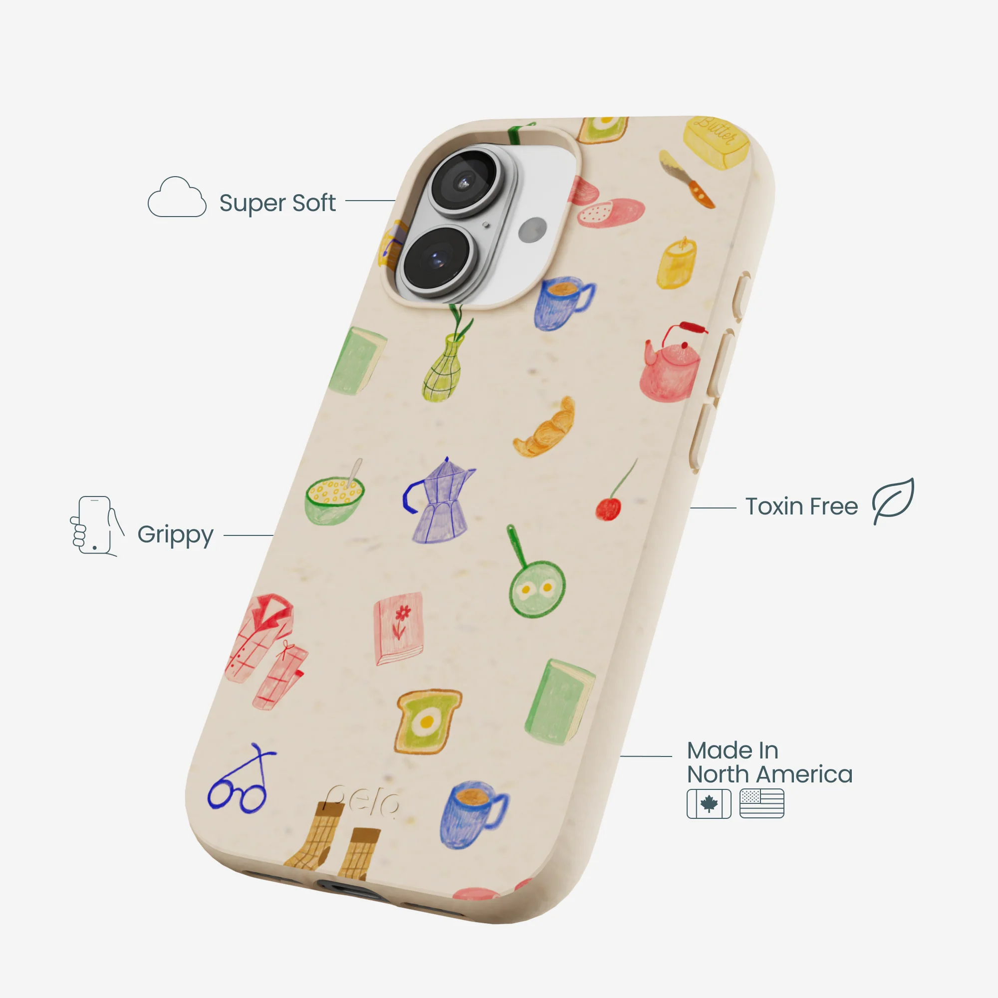 Seashell Slow Mornings iPhone 17 Case - Image 4