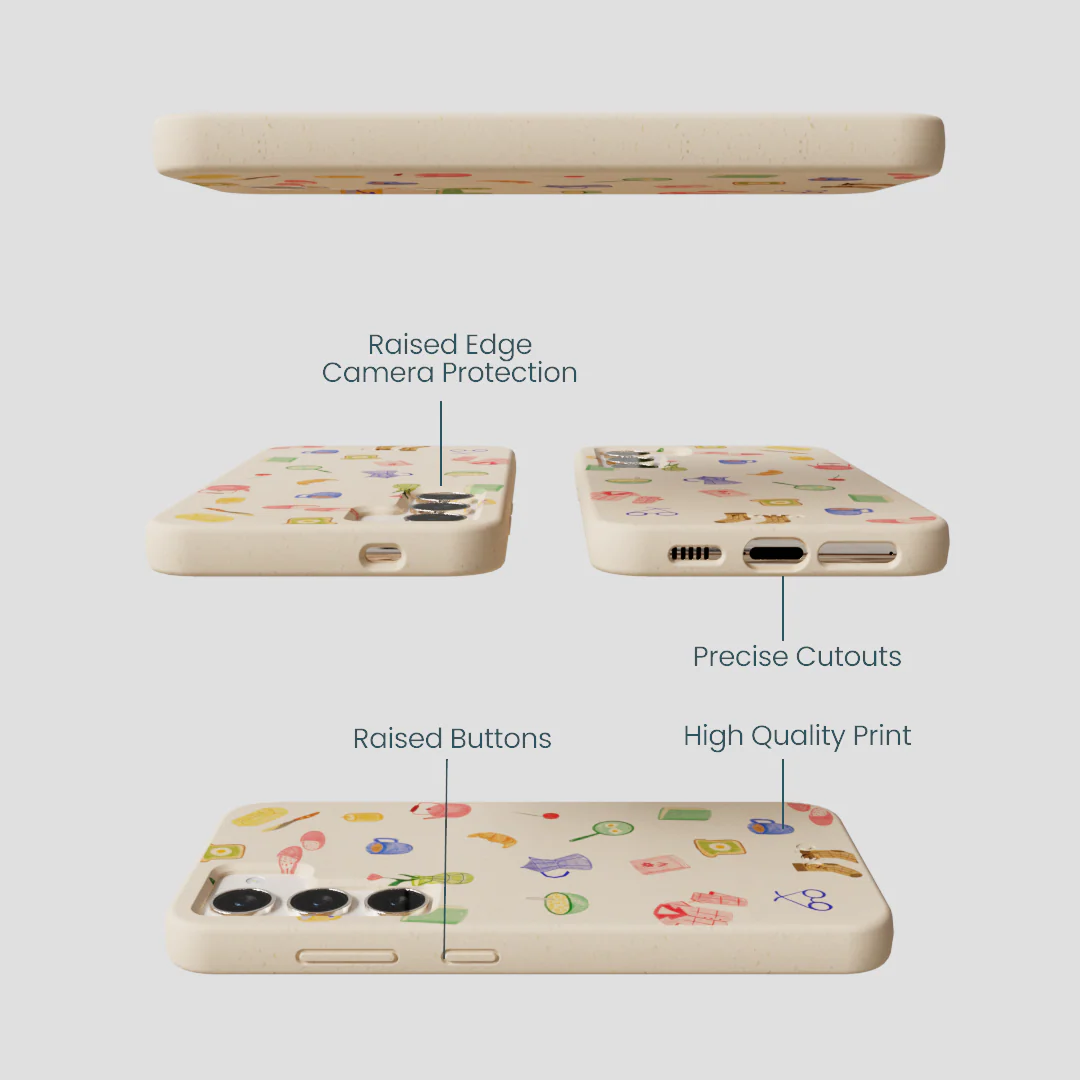 Seashell Slow Mornings Samsung Galaxy S23 Case - Image 3
