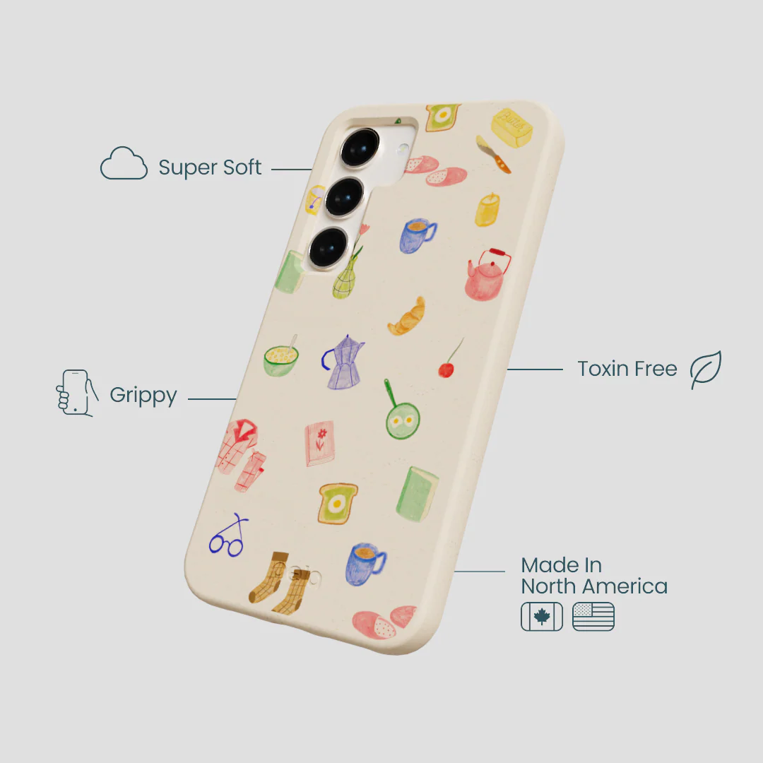 Seashell Slow Mornings Samsung Galaxy S23 Case - Image 4