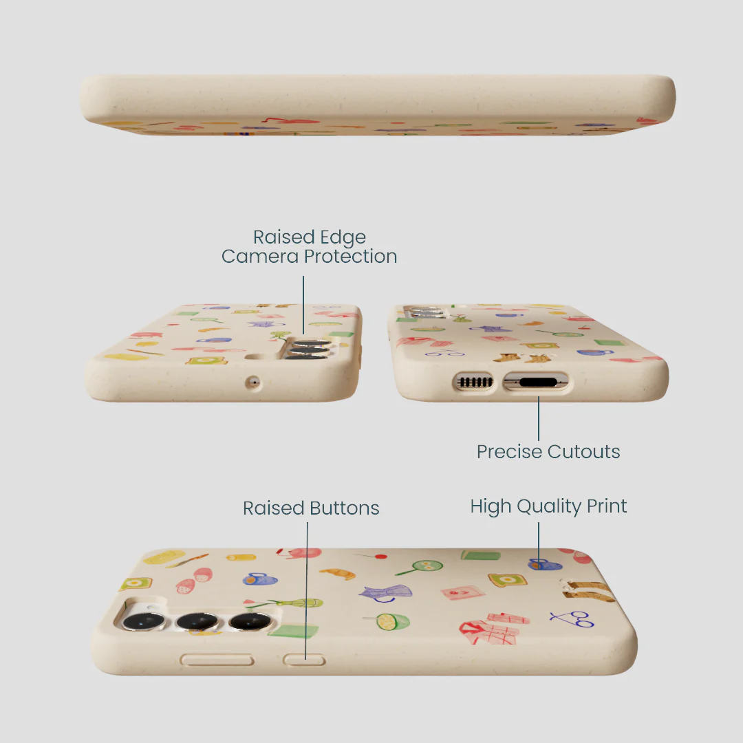 Seashell Slow Mornings Samsung Galaxy S23+(Plus) Case - Image 3