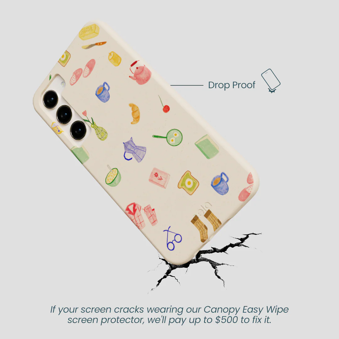 Seashell Slow Mornings Samsung Galaxy S24+(Plus) Case - Image 5