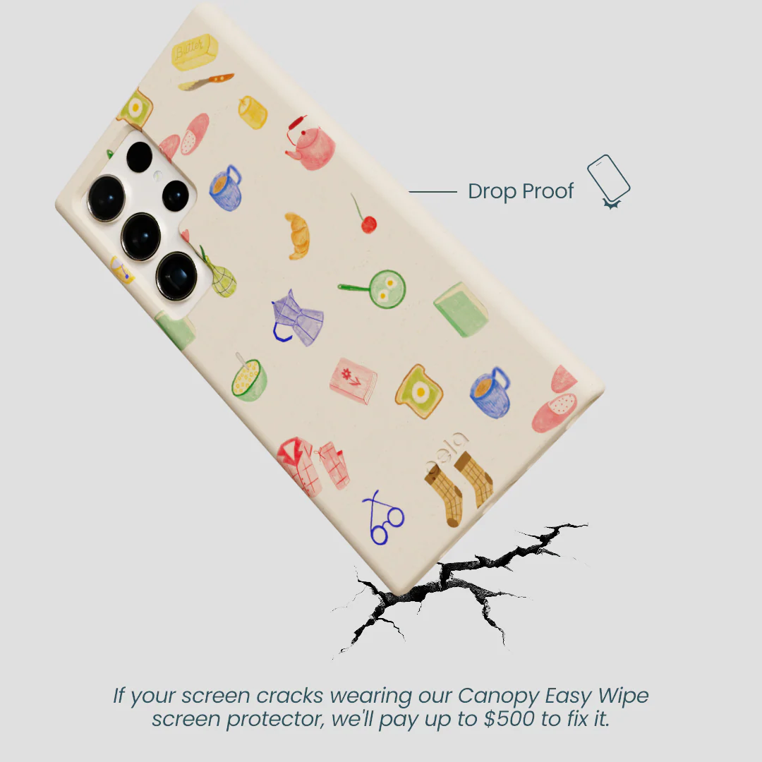 Seashell Slow Mornings Samsung Galaxy S24 Ultra Case - Image 5