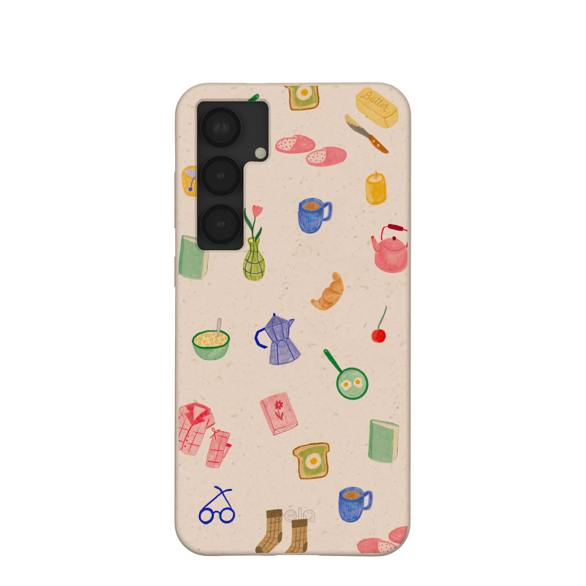 Seashell Slow Mornings Samsung Galaxy S25+(Plus) Case