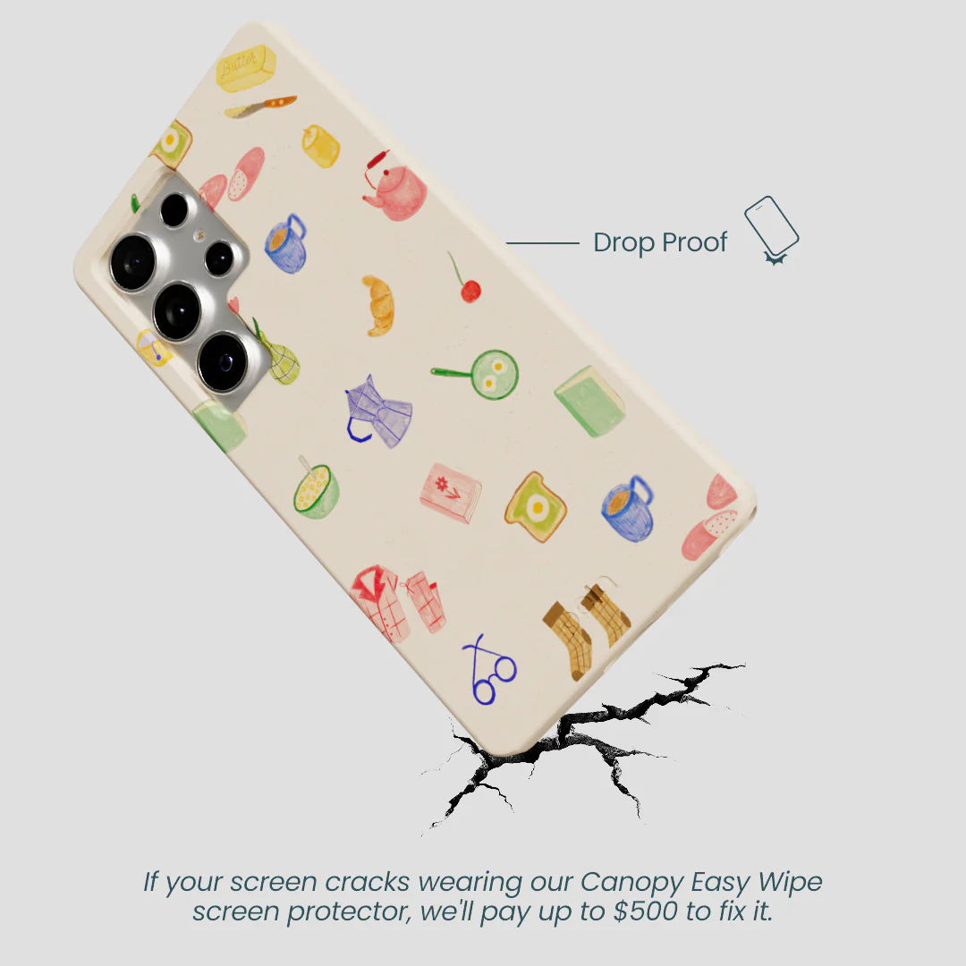 Seashell Slow Mornings Samsung Galaxy S25 Ultra Case - Image 5
