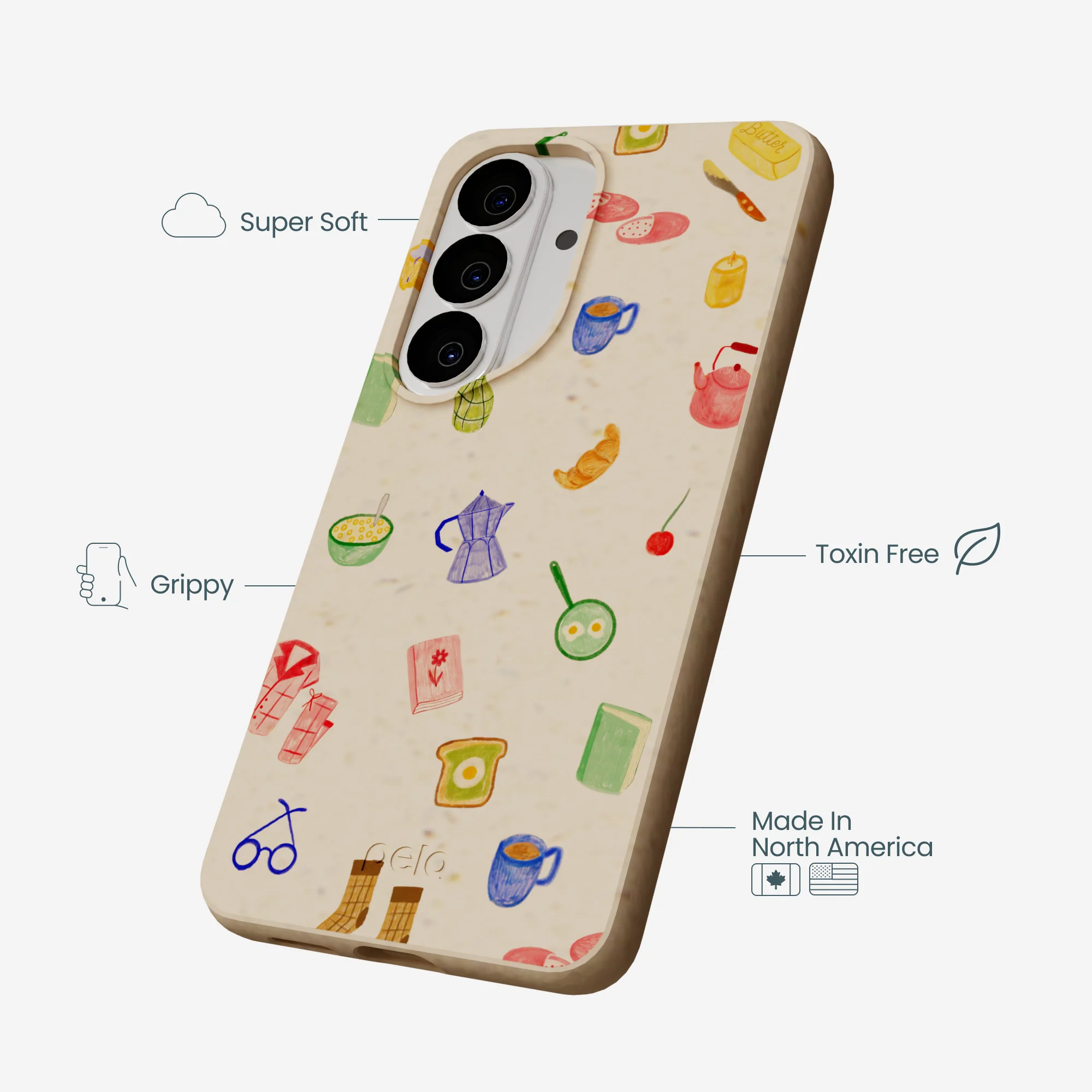 Seashell Slow Mornings Samsung Galaxy S26 Case - Image 4