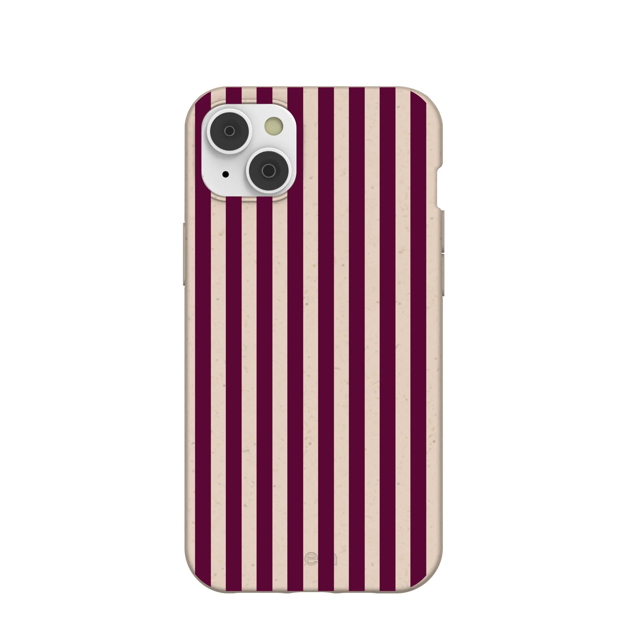 Seashell Small Wine Stripes iPhone 14 Plus Case