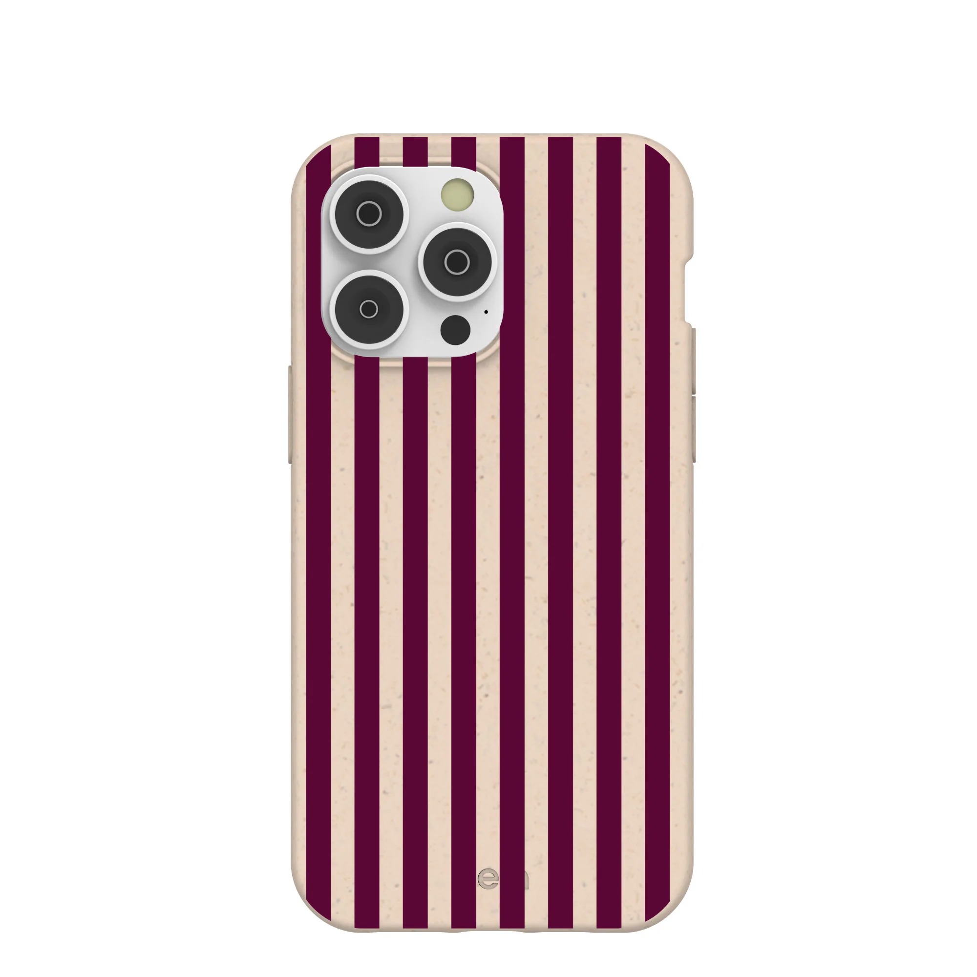 Seashell Small Wine Stripes iPhone 14 Pro Max Case