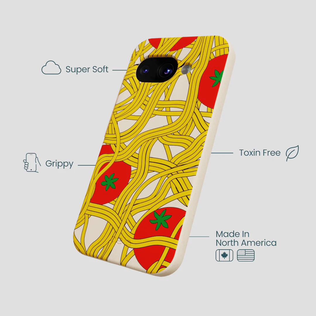 Seashell Spaghetti Splash Google Pixel 9a Case - Image 4