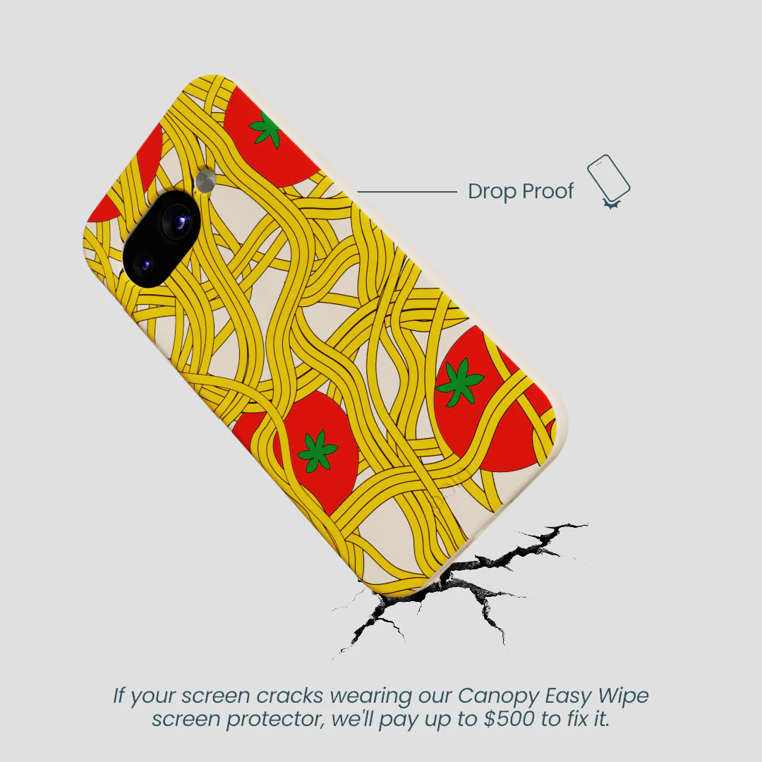 Seashell Spaghetti Splash Google Pixel 9a Case - Image 5